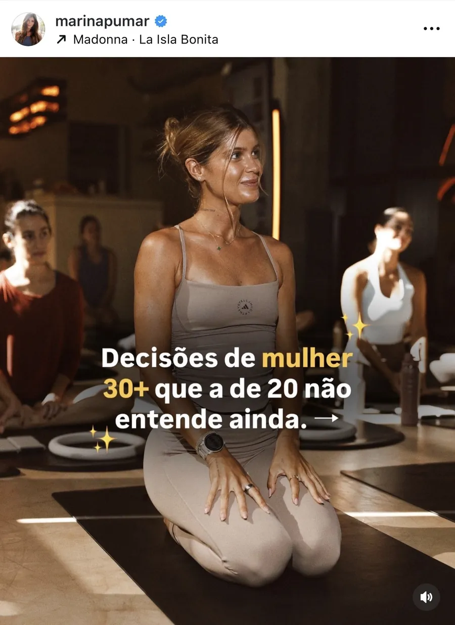 Post: Decisões de mulher 30+