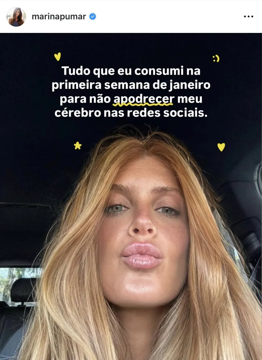 Post: O que eu consumi em janeiro