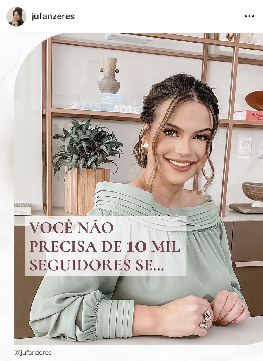 Post: Você não precisa de 10 mil seguidores